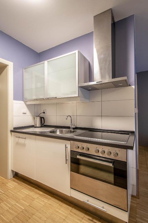 Kitchen, National Museum Apartments by Ruterra in Prague