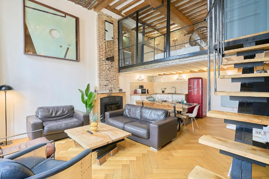 Duplex d'architecte avec 3 chambres - 2