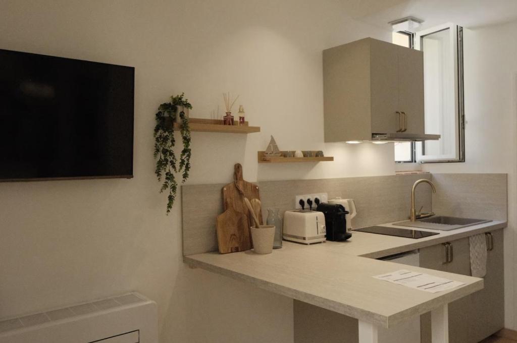 Petite fleur - Studio Vieil Antibes-Plage à 5 min - 2