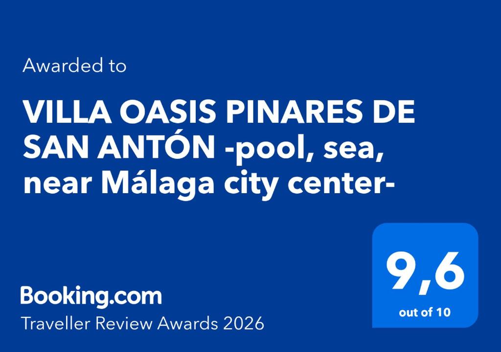 VILLA OASIS PINARES DE SAN ANTÓN -pool, sea, near Málaga city center- - 5