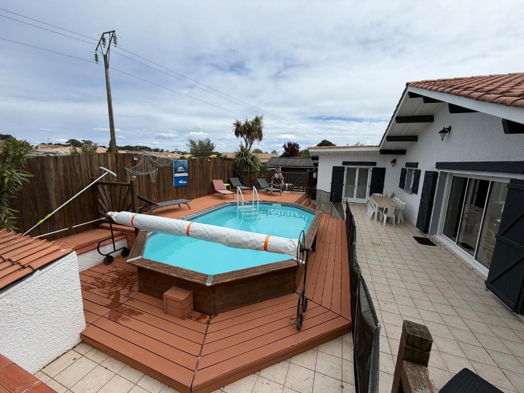 Villa avec piscine chauffée 12 pers à Andernos - 5