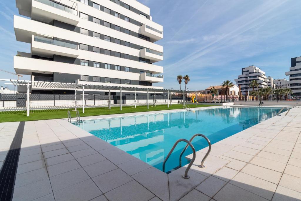 Global Vacacional, Moderno apartamento con piscina en Puerto de Sagunto - 2