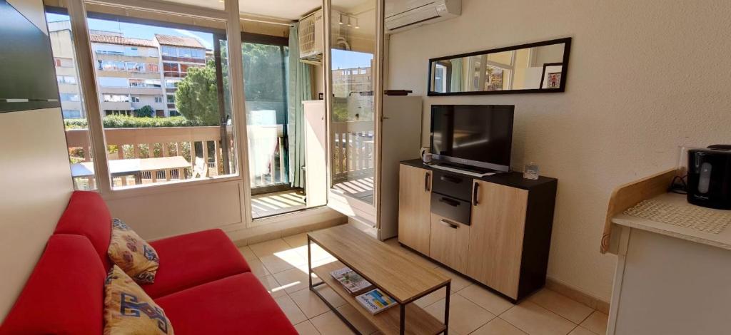 Lumineux Studio avec Balcon Piscine & Parking - 3