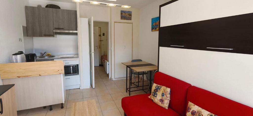Lumineux Studio avec Balcon Piscine & Parking - 4
