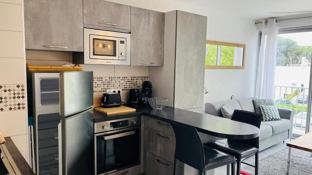 Studio 3pers - Coeur de Ville et Port - 600m Plage - 4