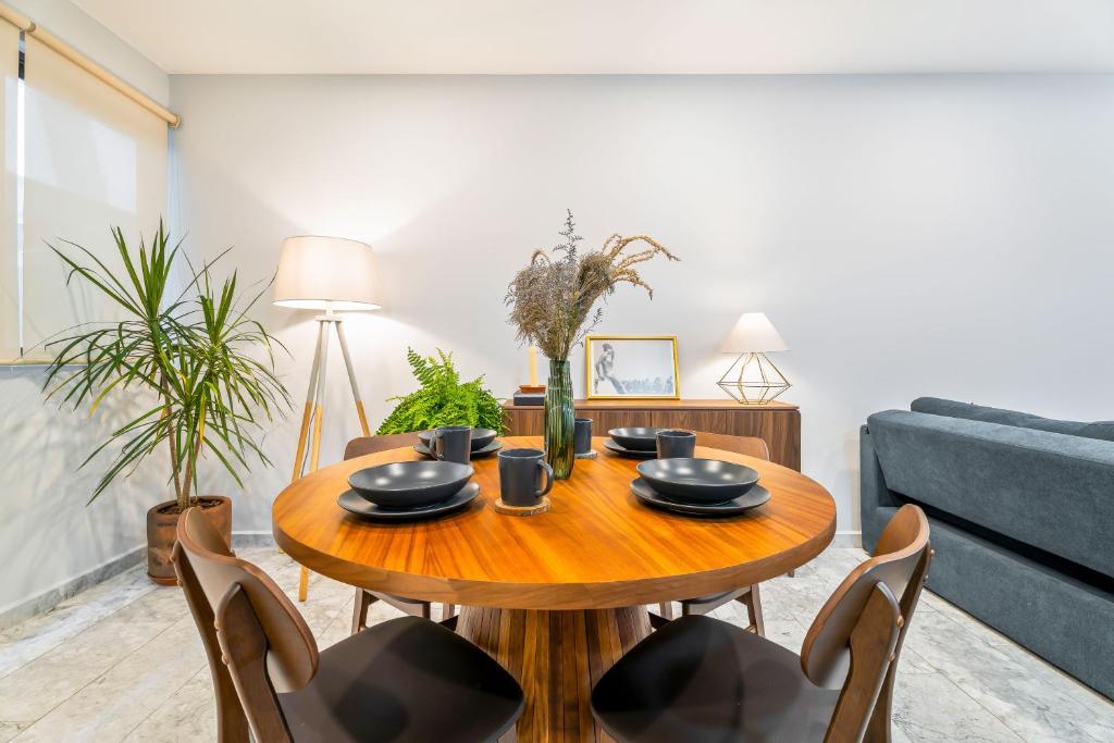 Modern Apartment, Private Rooftop in Roma Norte 2 Bedrooms - 2