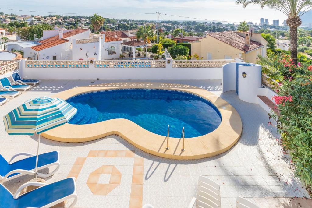 Villa w pool seaview in Cometa - 2