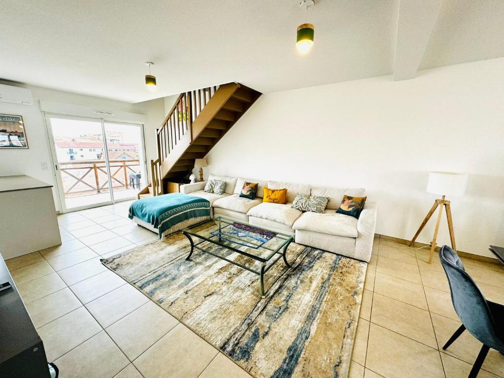 Superbe duplex au pied de la plage - 1