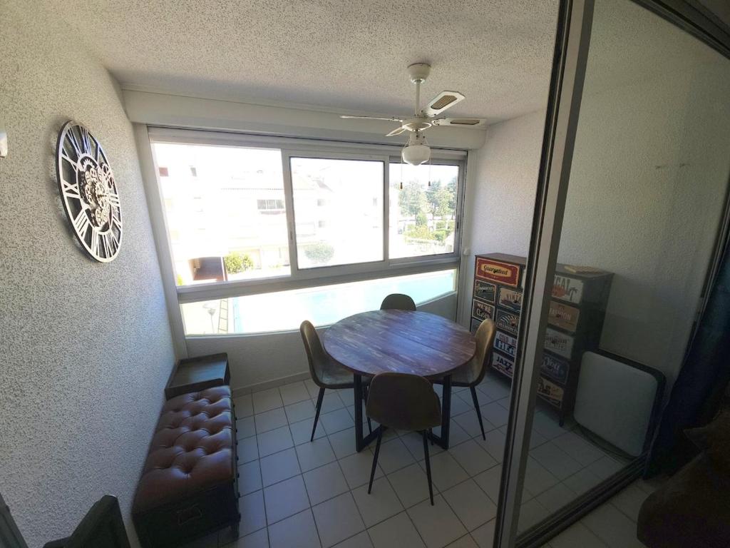 Studio Cabine - 50m Plage et Piétonnes, 300m Port Argeles - Piscine - Parking - 4