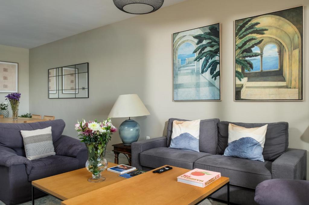 Mediterranean apt with seaview, 365-Day open pool and walking distance to the beach - 3