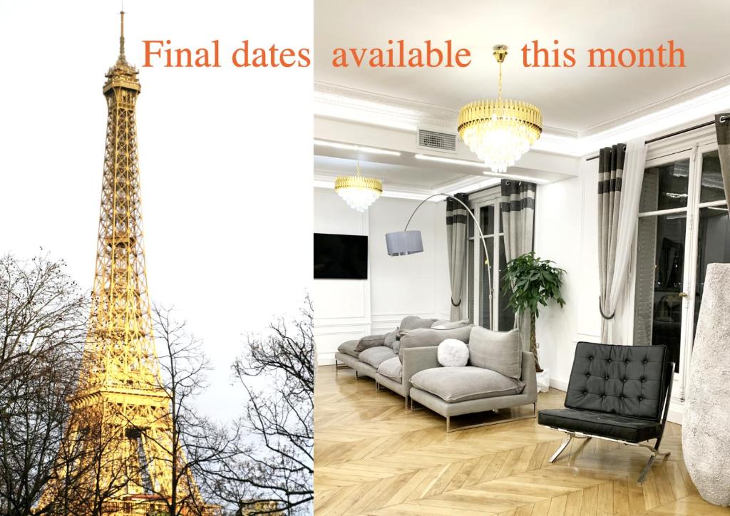 Appartement devant la Tour Eiffel et Seine - 2