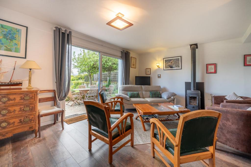 Maison aux volets bleus - vue mer - 3
