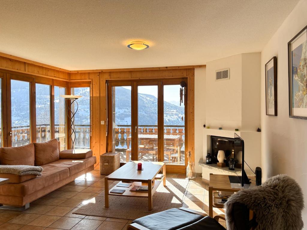 Appartement d'une chambre avec vue imprenable - Veysonnaz - 2