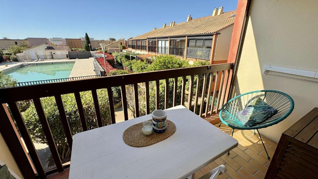 Studio cosy avec clim, piscine, plage du Grazel à 300m - GN020-210 - 1