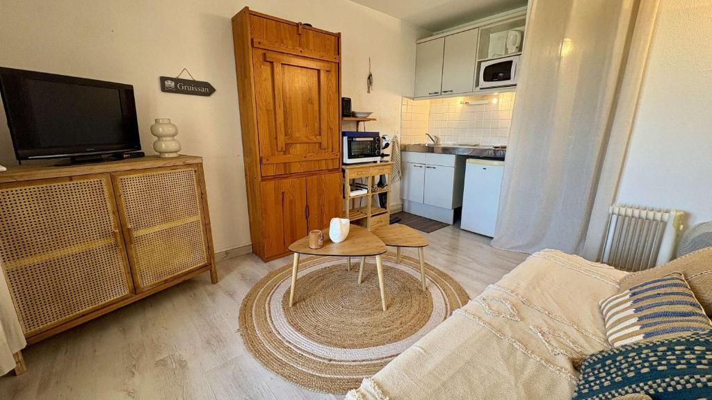 Studio cosy avec clim, piscine, plage du Grazel à 300m - GN020-210 - 3