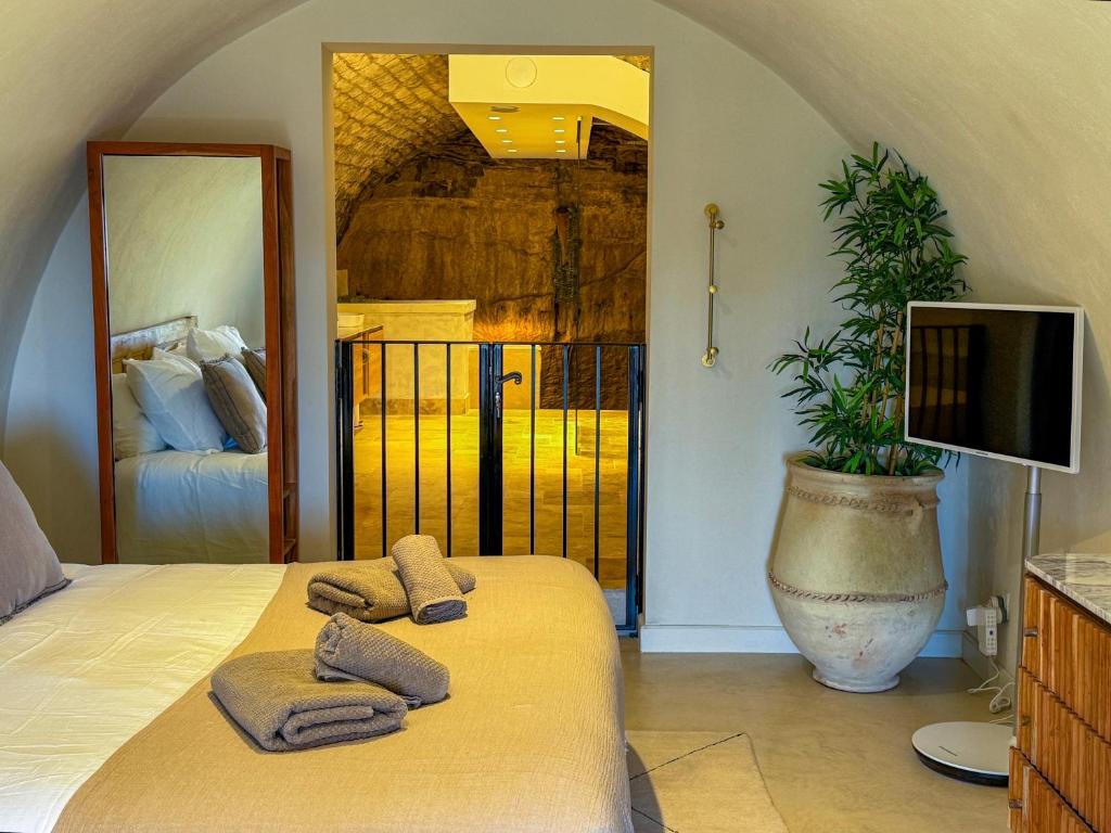 Maison de luxe au coeur du village de Gordes avec bassin intérieur - 4