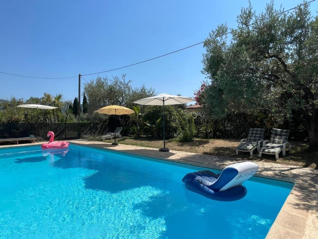 Villa Lou Soulas - Bas de villa avec piscine proche de Nice - 3