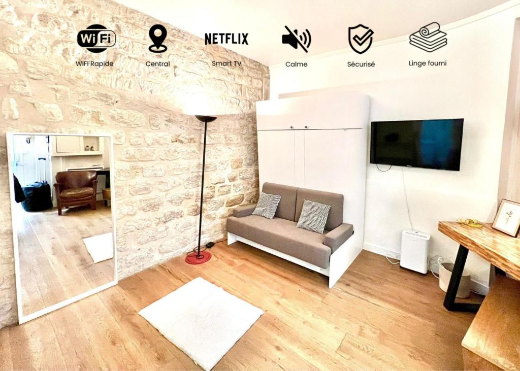 Studio Saintonge Marais Paris 3e Rez-de-chaussée - 1