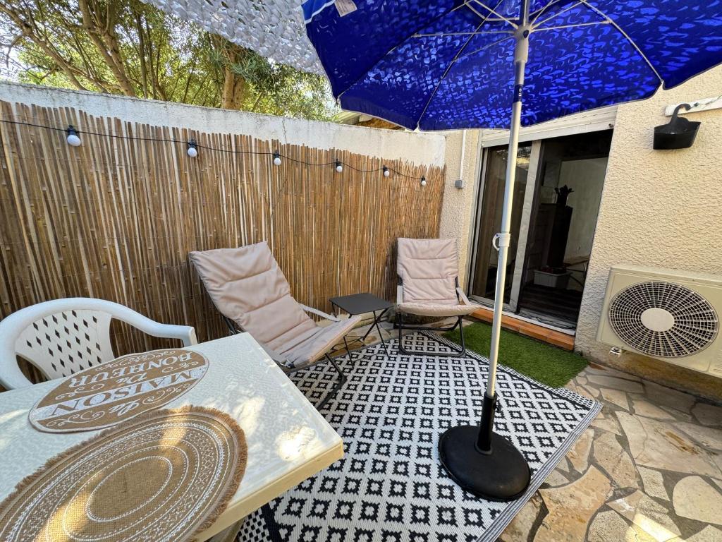 Appt en rez de jardin dans villa parking privé et Patio terrasse - 1