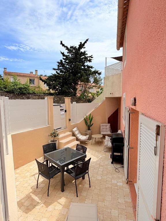 Le cocon de Sète - T2 cabine cosy, grande terrasse rez de jardin, clim, parking proche plage - 2