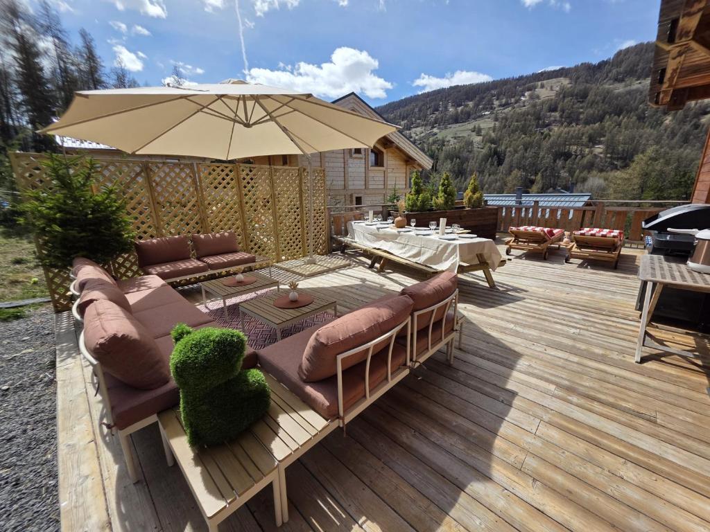 Chalet La Tanière 14 Pers - piscine chauffée et sauna - Vars Saint Marcellin - 3