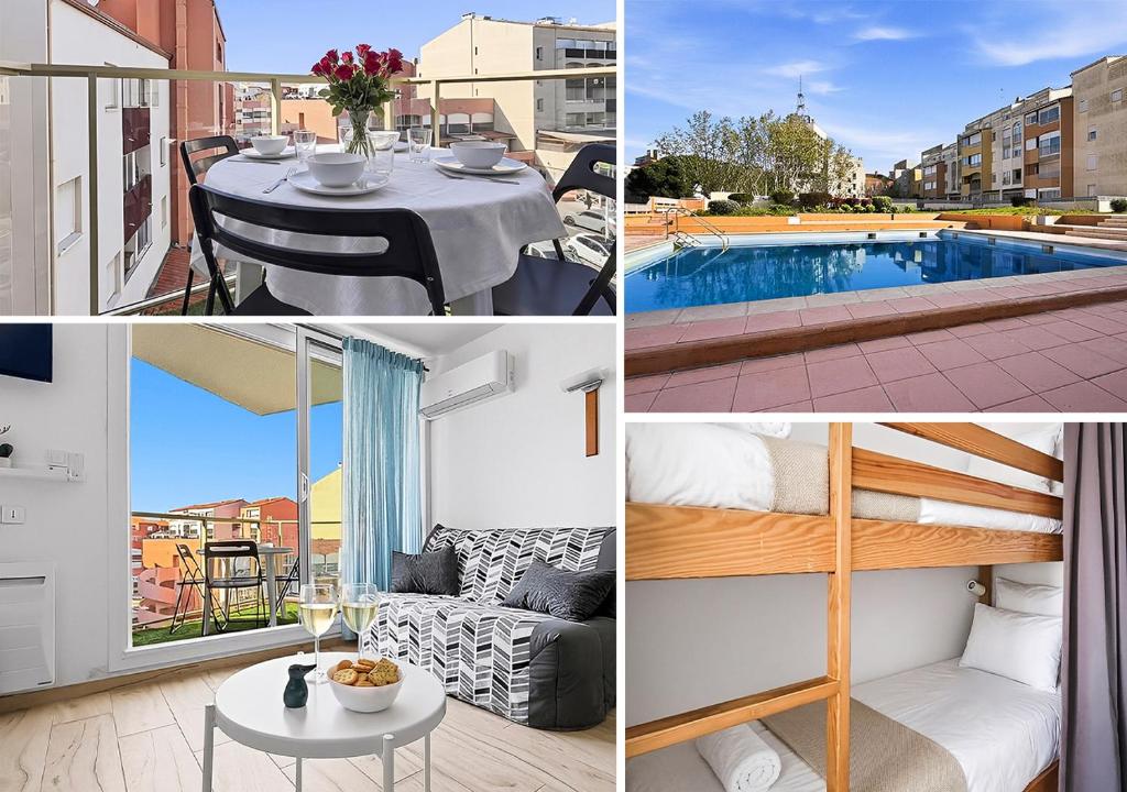 Studio climatisé, balcon, piscine- Cap d'Agde Port - 2