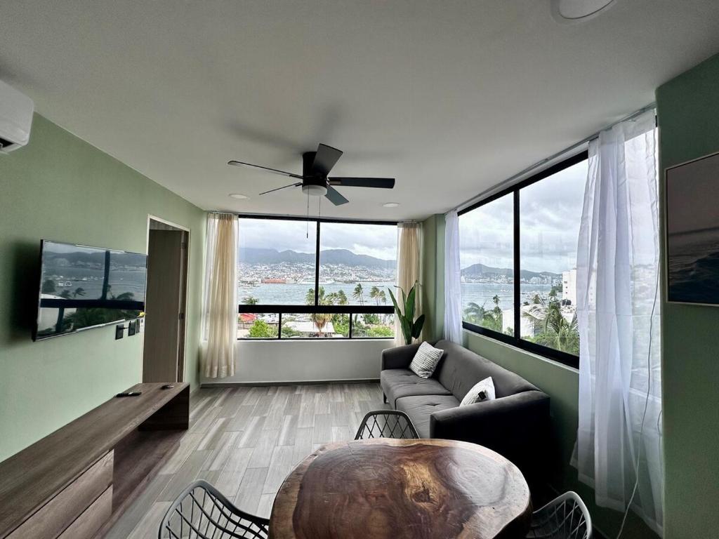 Precioso departamento de 2 recamaras con vista a la bahia - 3