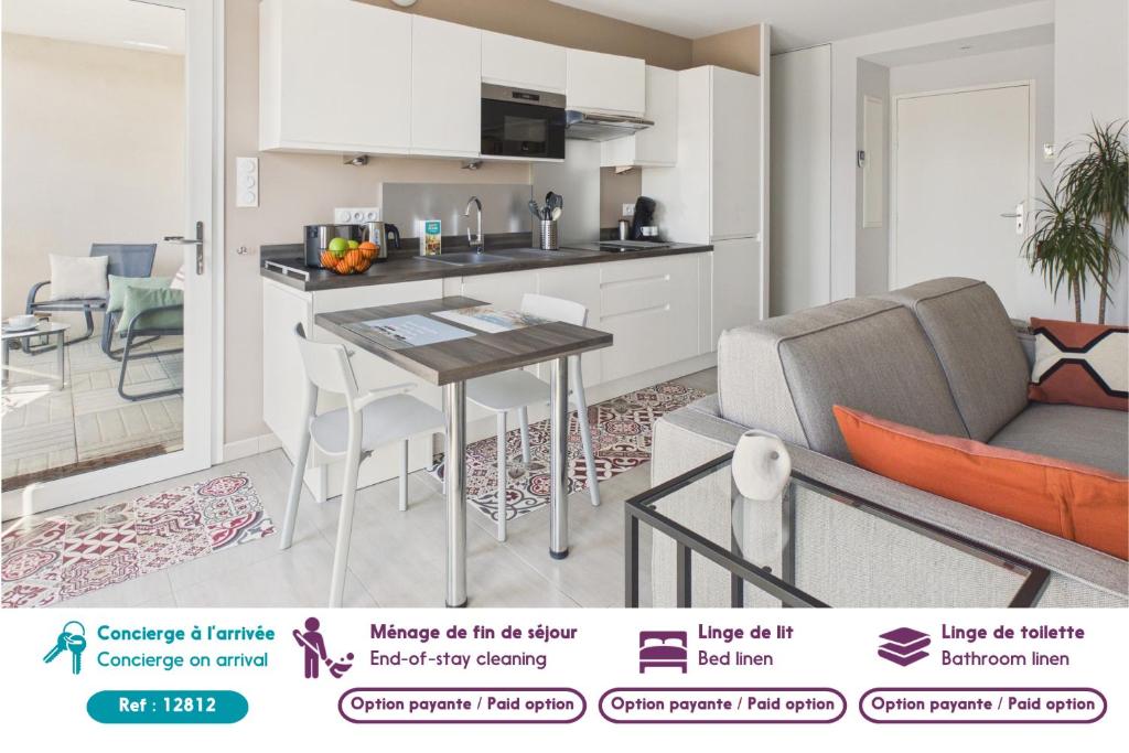 350m de la plage, appartement dans le centre - 4