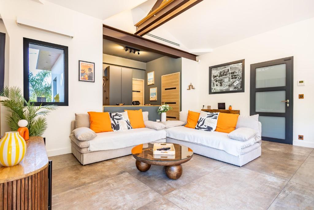 Villa piscine, plages à pied, 4 suites - Antibes - 4