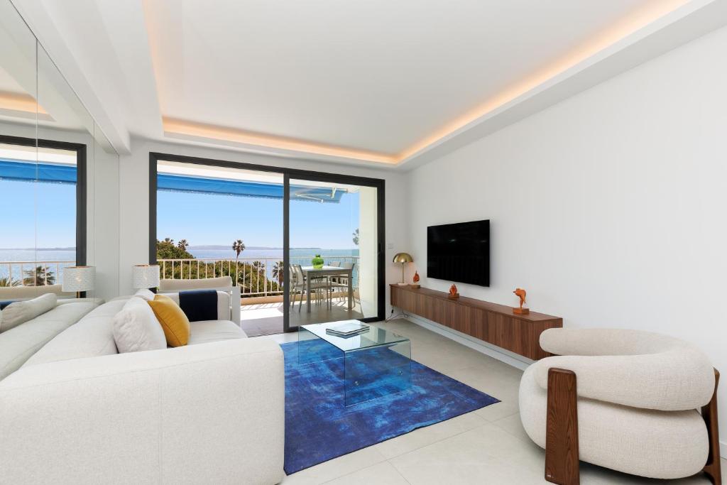Vue mer exceptionnelle sur plage du Midi en 1re ligne- 2 chambres - 2