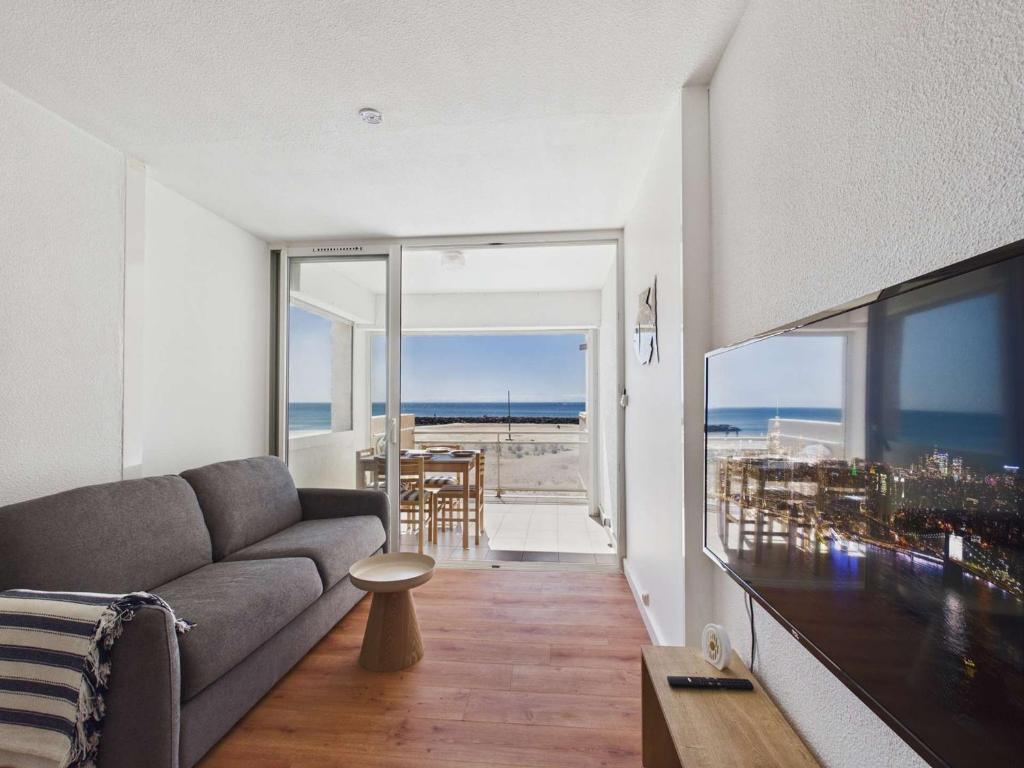 Appartement rénové, parking, vue mer - 4 pers. - 5