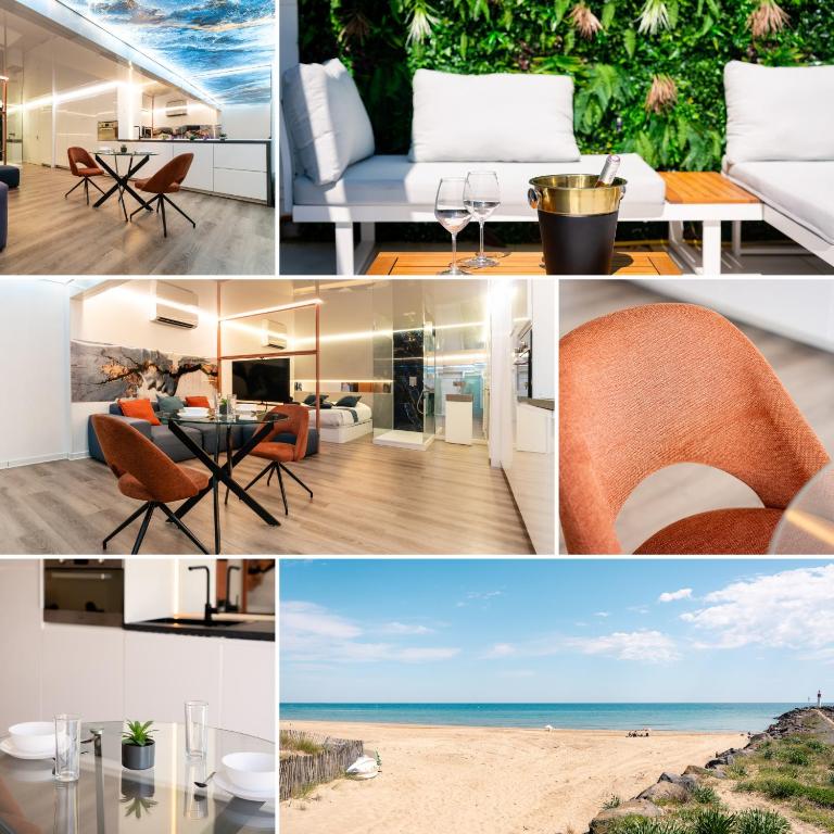 Villa Blue Beach - terrasse - parking - plage - Village Naturiste - 2