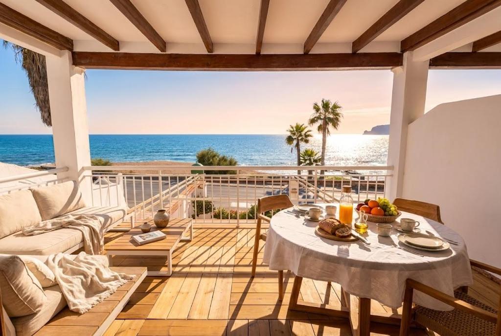 Frontline Sea View Apartment in MORAIRA with Terrace - 21 Steps to Beach - 1