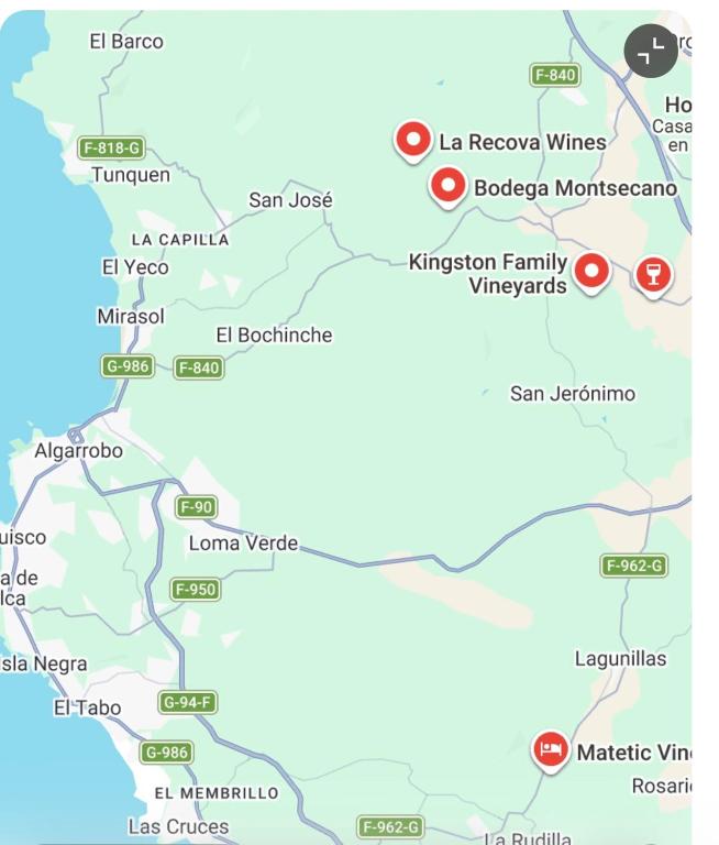 Fantastico y Nuevo Los Castaños Algarrobo Norte, Piscinas Jacuzzi Gym, Wifi Home Office Viñas en Casablanca - 3