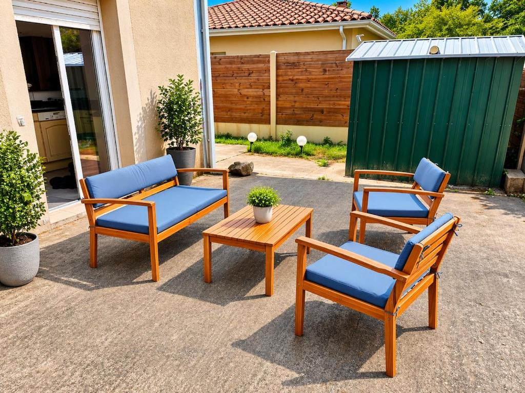 Maison 6 pers Biscarrosse lac jardin privé clos, proche plage lac, parking, wifi, tout confort, au calme, idéal famille, chien accepté, prix promo, vacances Landes nature océan à proximité - 2