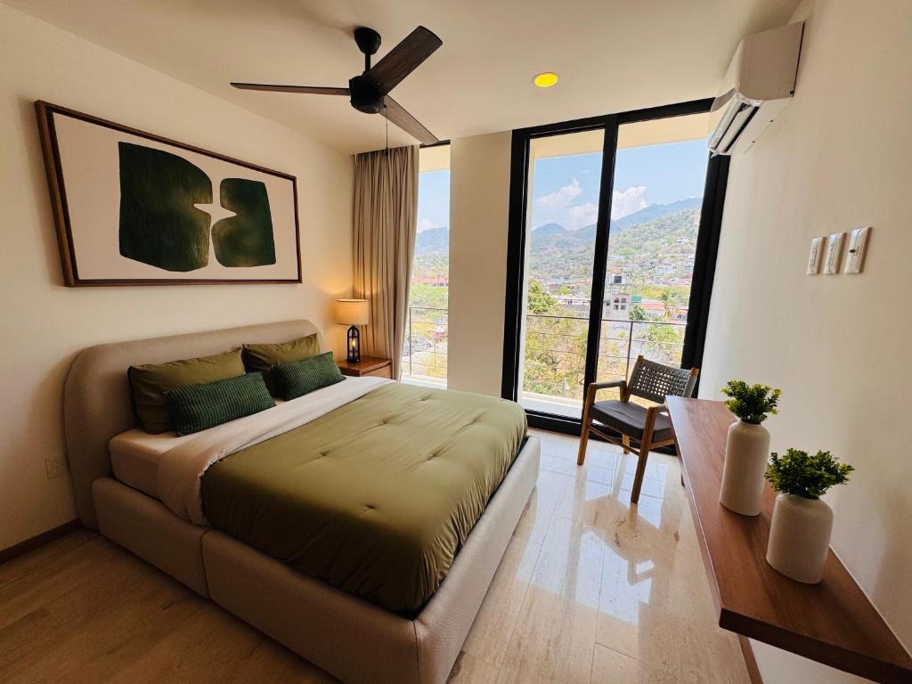 New Designer 2BR w Rooftop Pool, Gym, Stunning Views, 7 min Malecon & Beach - 4