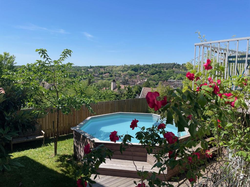Maison Anémone avec piscine privée à Sarlat - 1