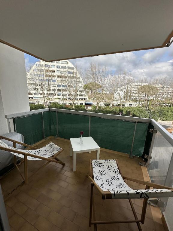 Appartement T2 en 1re ligne de plage au Couchant - 1