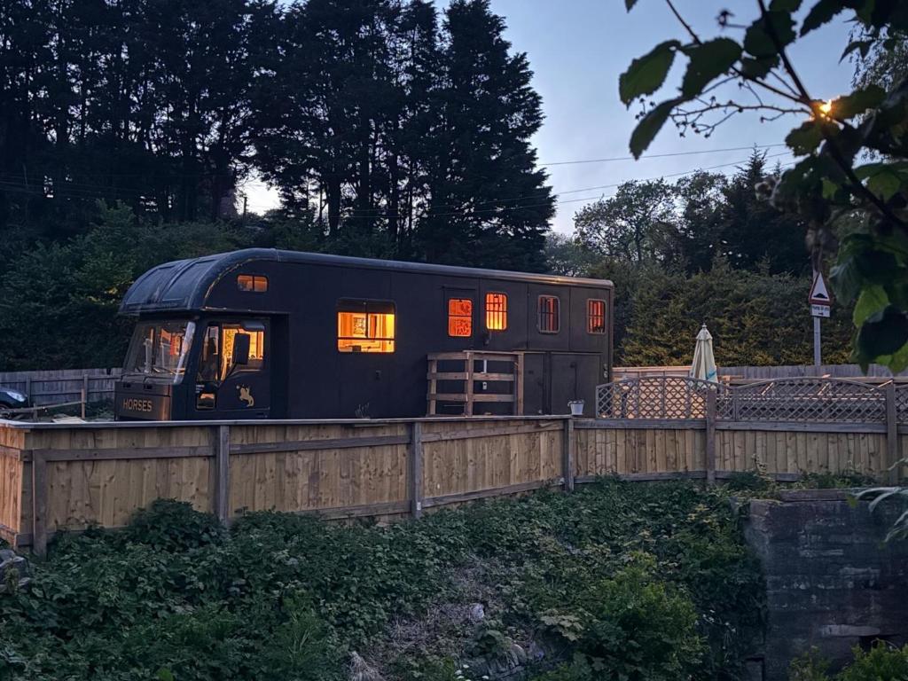Parrys Horse Box converted horsebox glamping in Exmouth