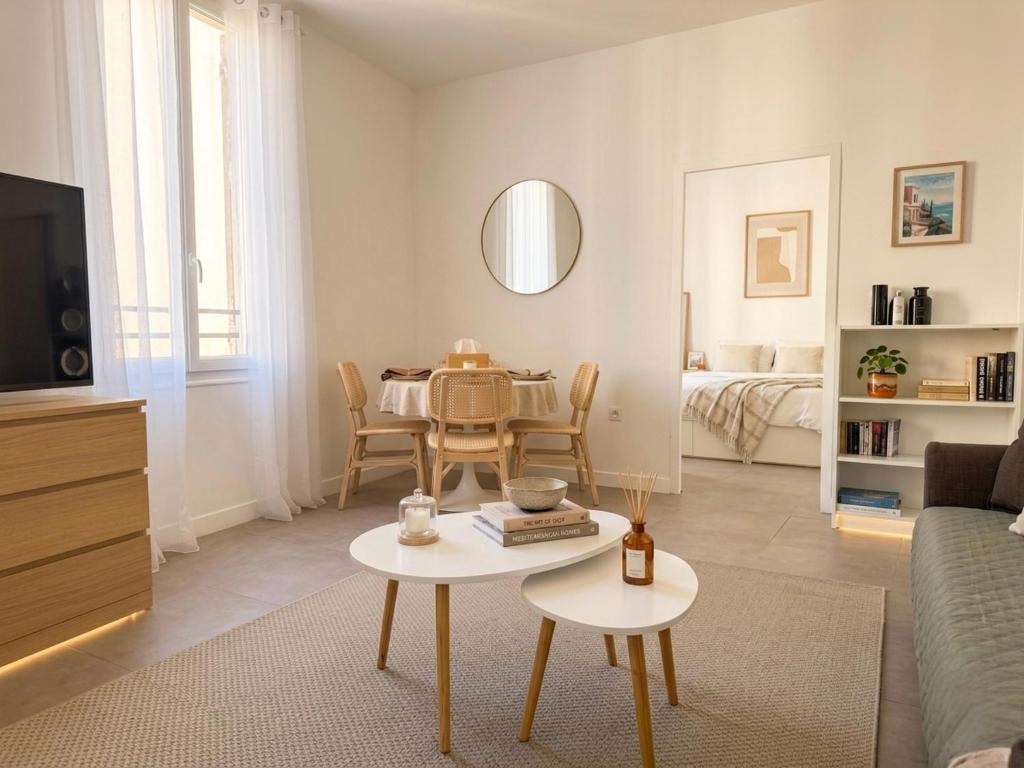 Appartement avec vue mer, refait à neuf - climatisé - parking privé - 2