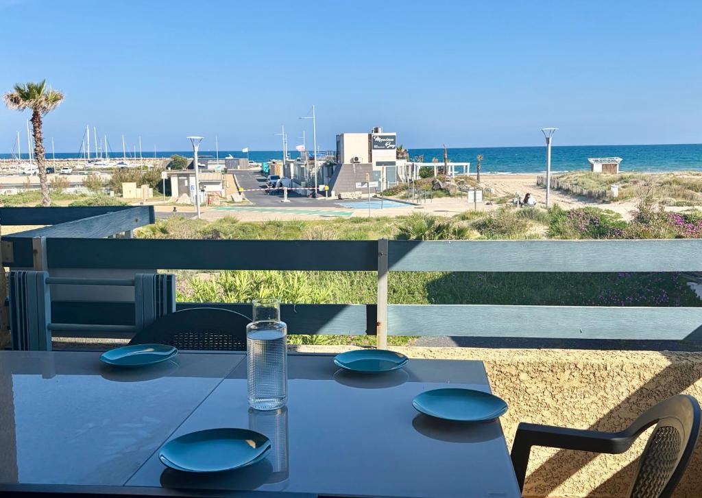 Appartement climatisé face mer avec parking, Marseillan Plage - 1