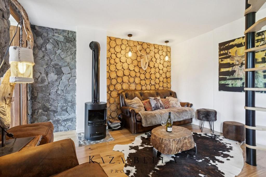 KAZA BELLA - Les Carroz Chalet moderne avec vue Duplex 3 chambres et 3 SDB Les Carroz Grand Massif - 5