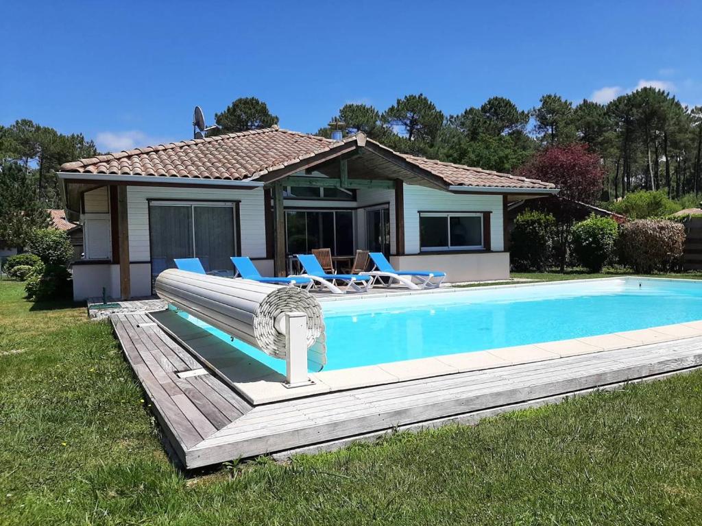 Villa familiale avec piscine chauffée - 6 pers. - FR-1-878-14 - 2