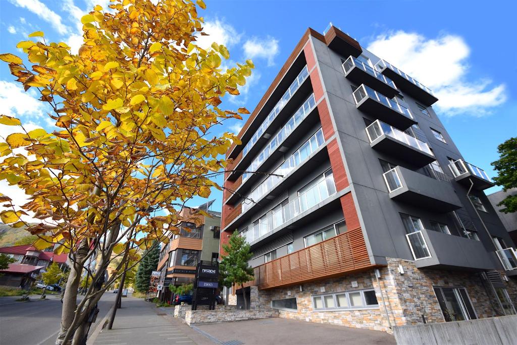 Exterior view, The Setsumon Apartments in Niseko