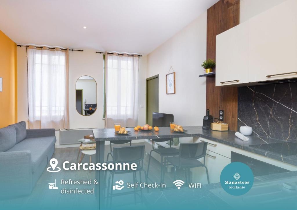 Appartement au cœur du centre ville de Carcassonne - 1
