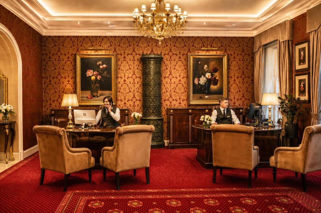 Lobby, Grand Palace Hotel - Small Luxury Hotels of the World in Riga