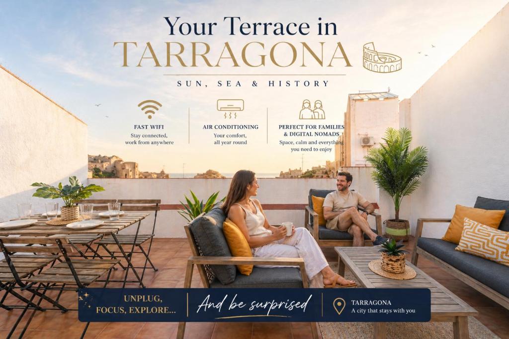 Penthouse with Terrace & Sea Views - City Center - AC - 1