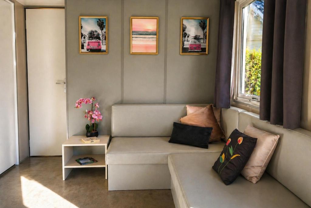 MOBILHOME 6-8 PERSONNES Camping LES VIVIERS 4 ETOILES CAP FERRET - 3