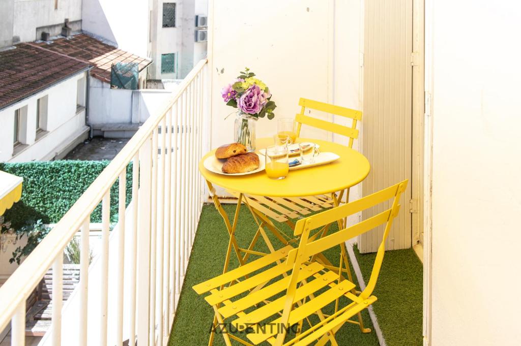 Azurenting - Studio Hoche - Clim - Balcon - 5