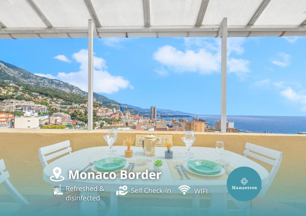 Vue mer et Principauté - Unique avec terrasse - GA - 1